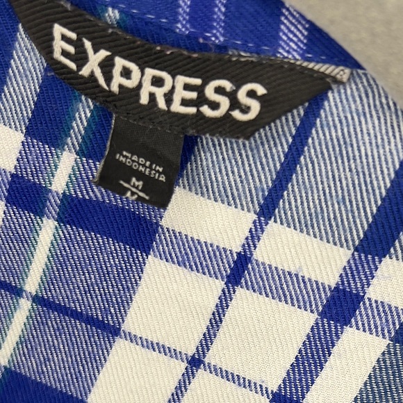 EXPRESS plaid flannel tunic - Picture 5 of 5